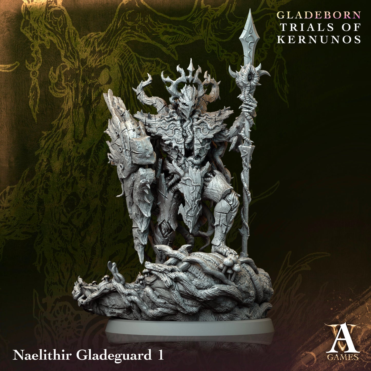 Gladeborn Trials of Kernunos Gladeguard - Archvillian Games