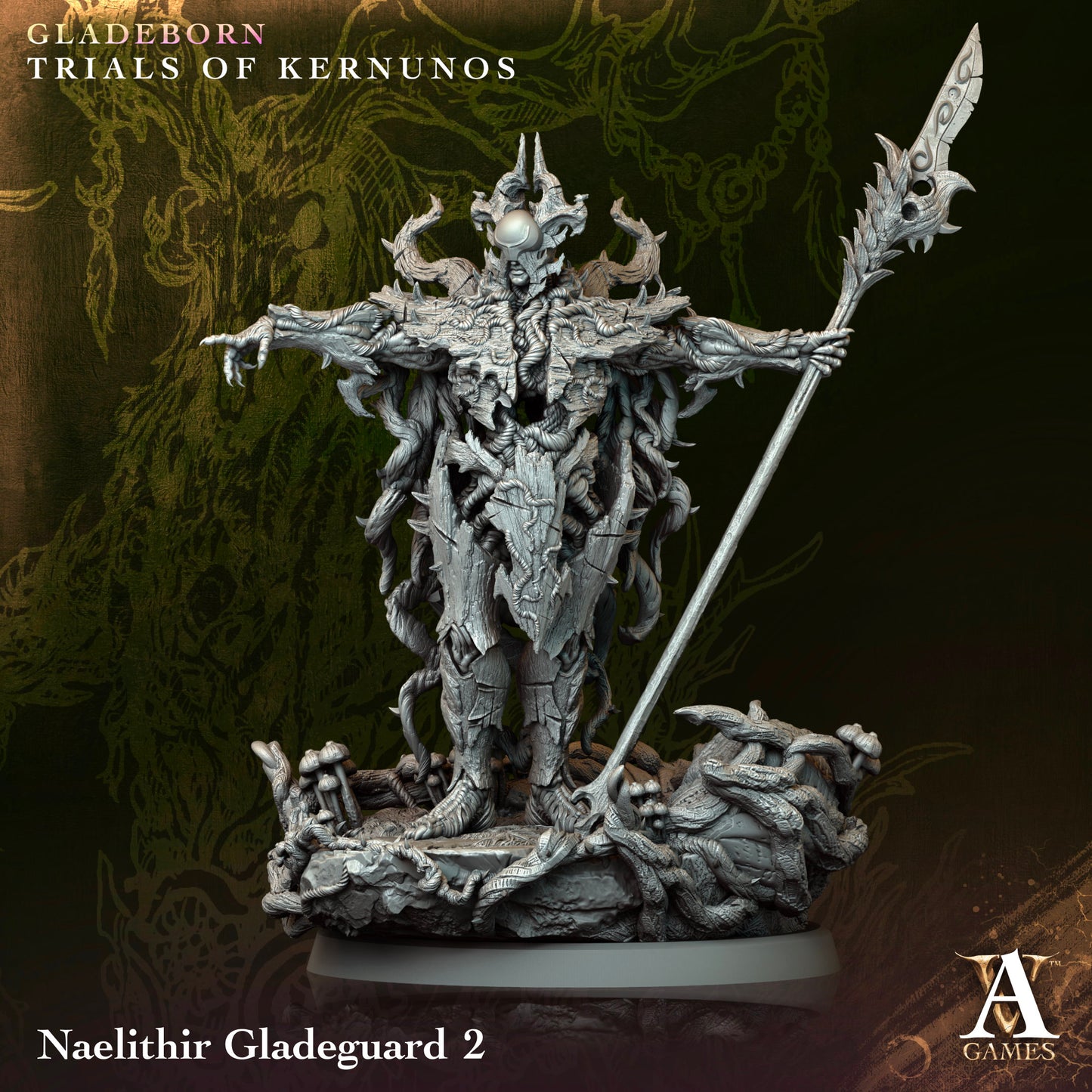 Gladeborn Trials of Kernunos Gladeguard - Archvillian Games