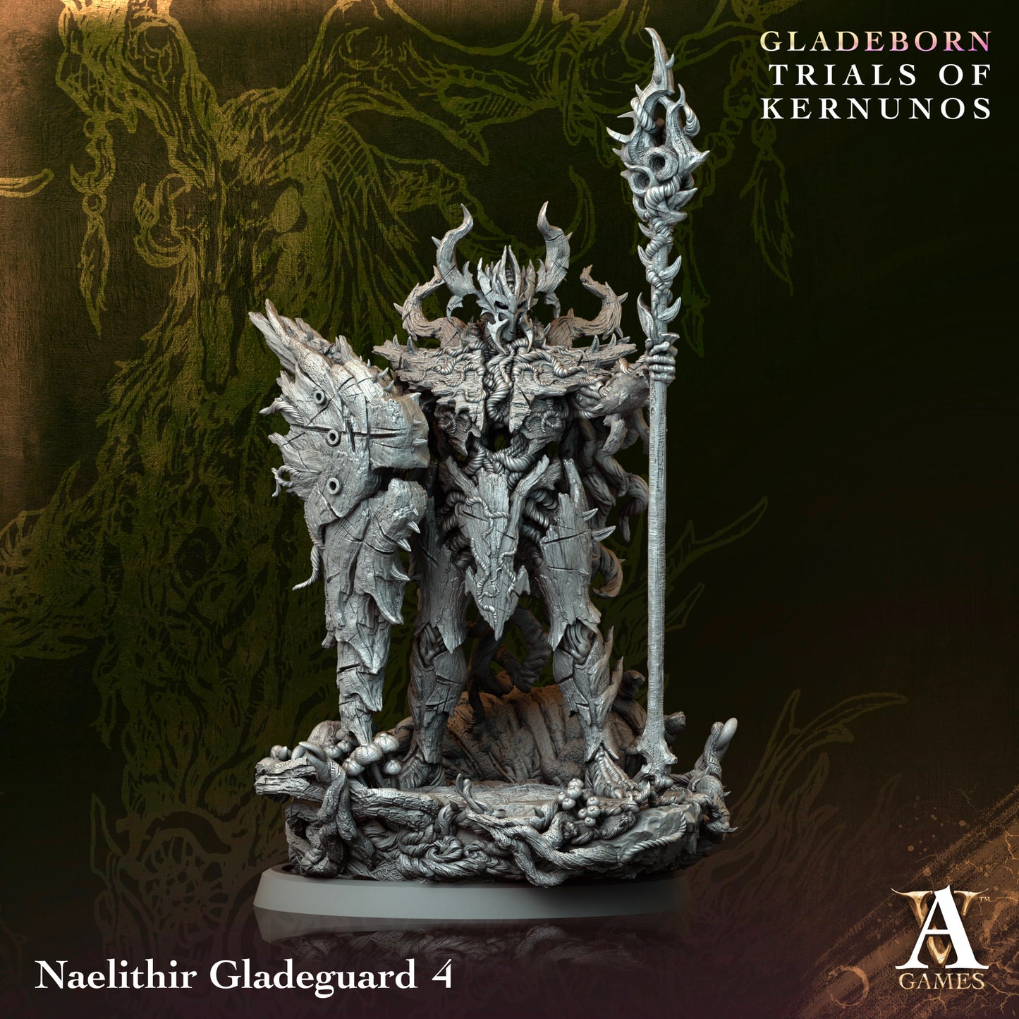 Gladeborn Trials of Kernunos Gladeguard - Archvillian Games