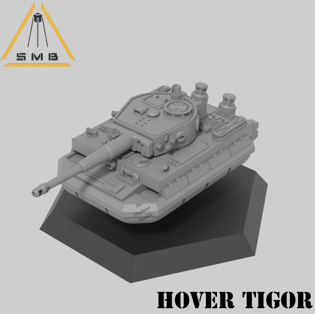 HOVER TIGOR - Alternate Battletech Model - By Sir Mortimer Bombito