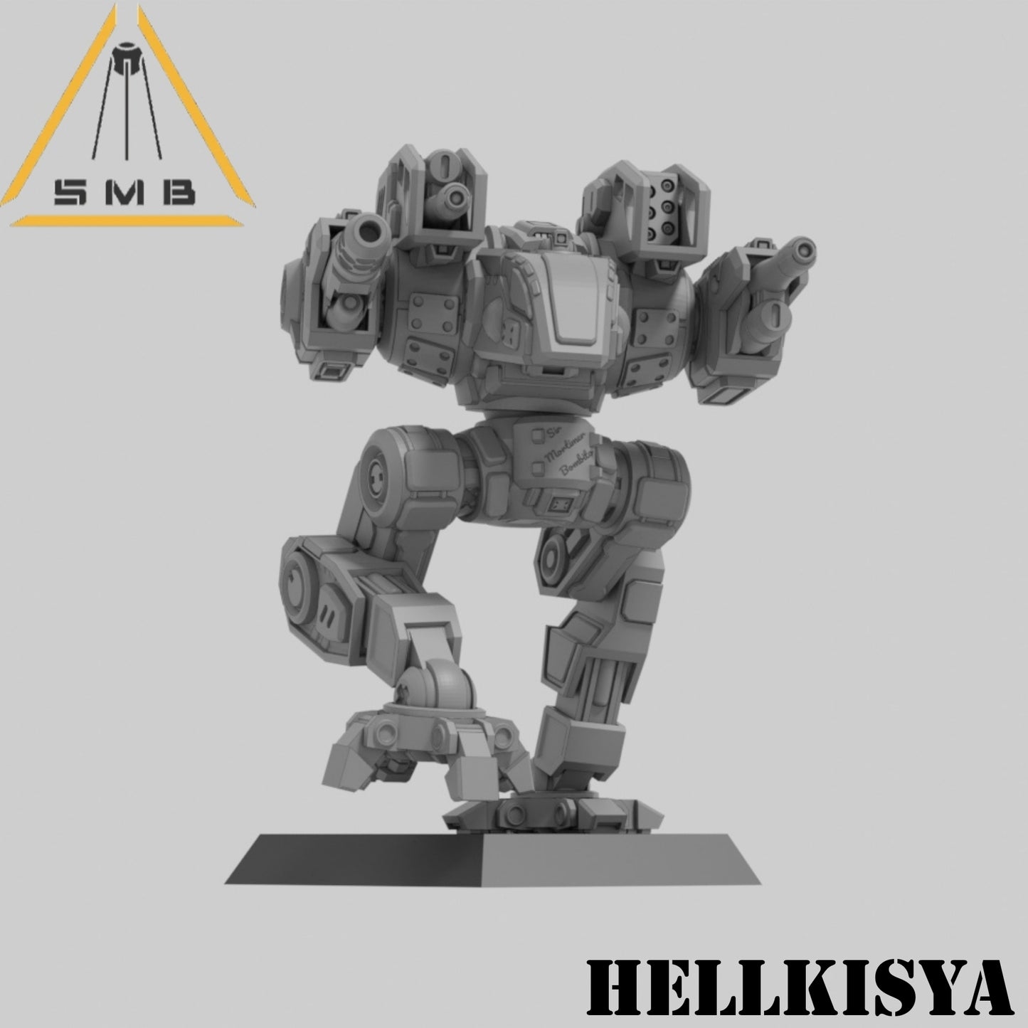 HELLKISYA ONE-PIECE VERSION - Alternate Battletech Model - By Sir Mortimer Bombito