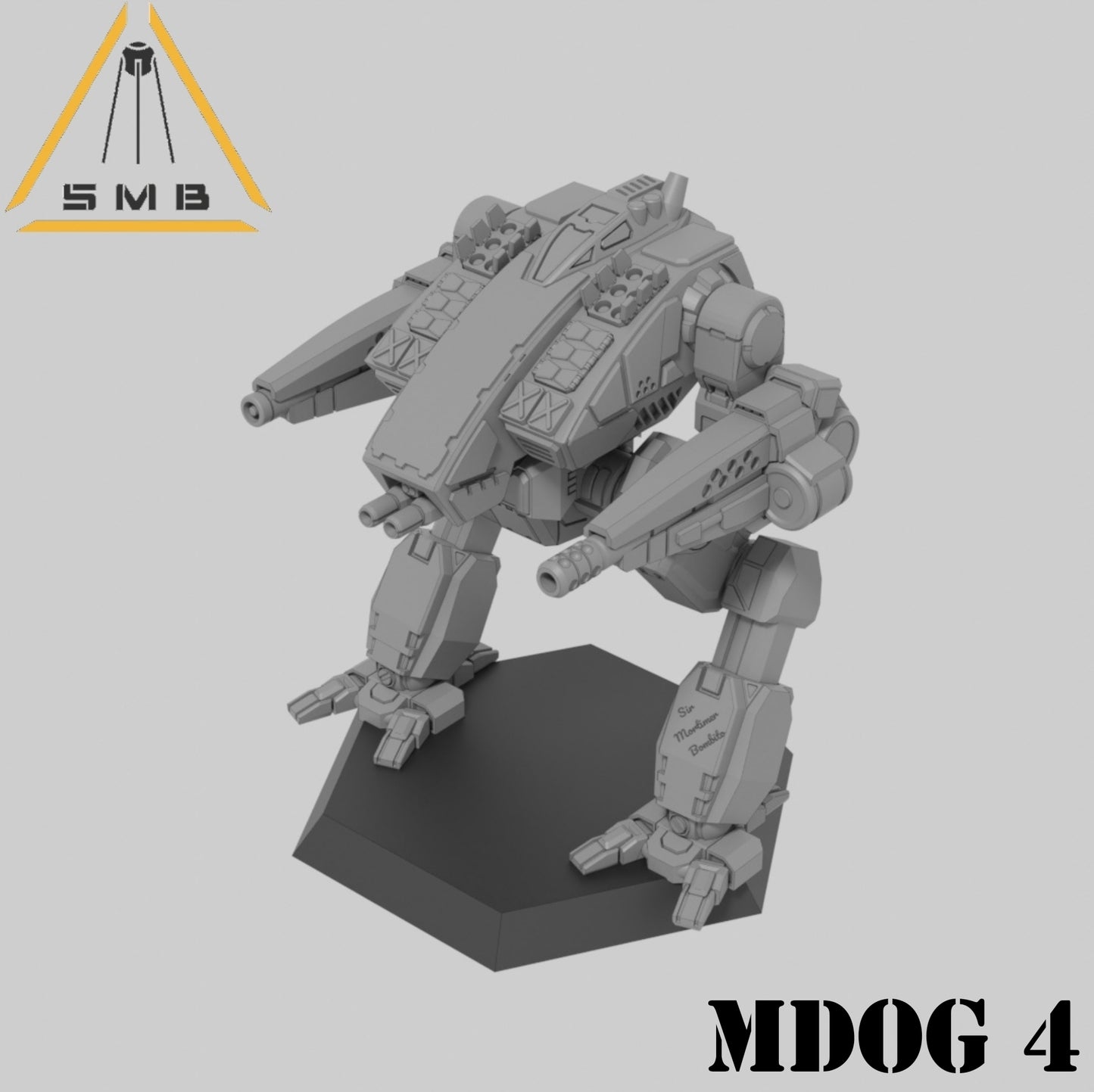 MDOG 4P - Alternate Battletech Model - By Sir Mortimer Bombito