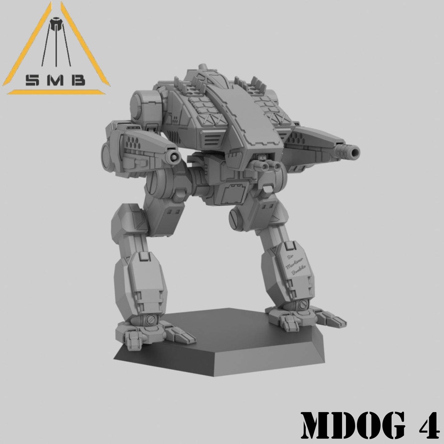 MDOG 4P - Alternate Battletech Model - By Sir Mortimer Bombito