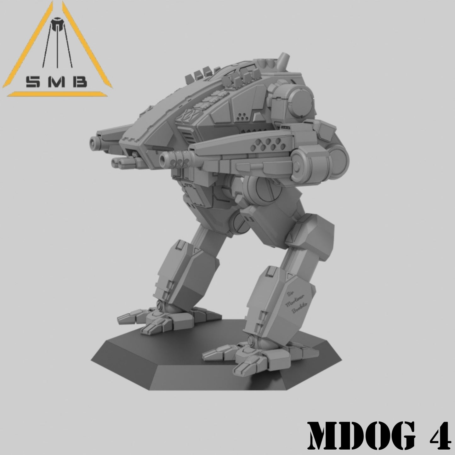 MDOG 4P - Alternate Battletech Model - By Sir Mortimer Bombito