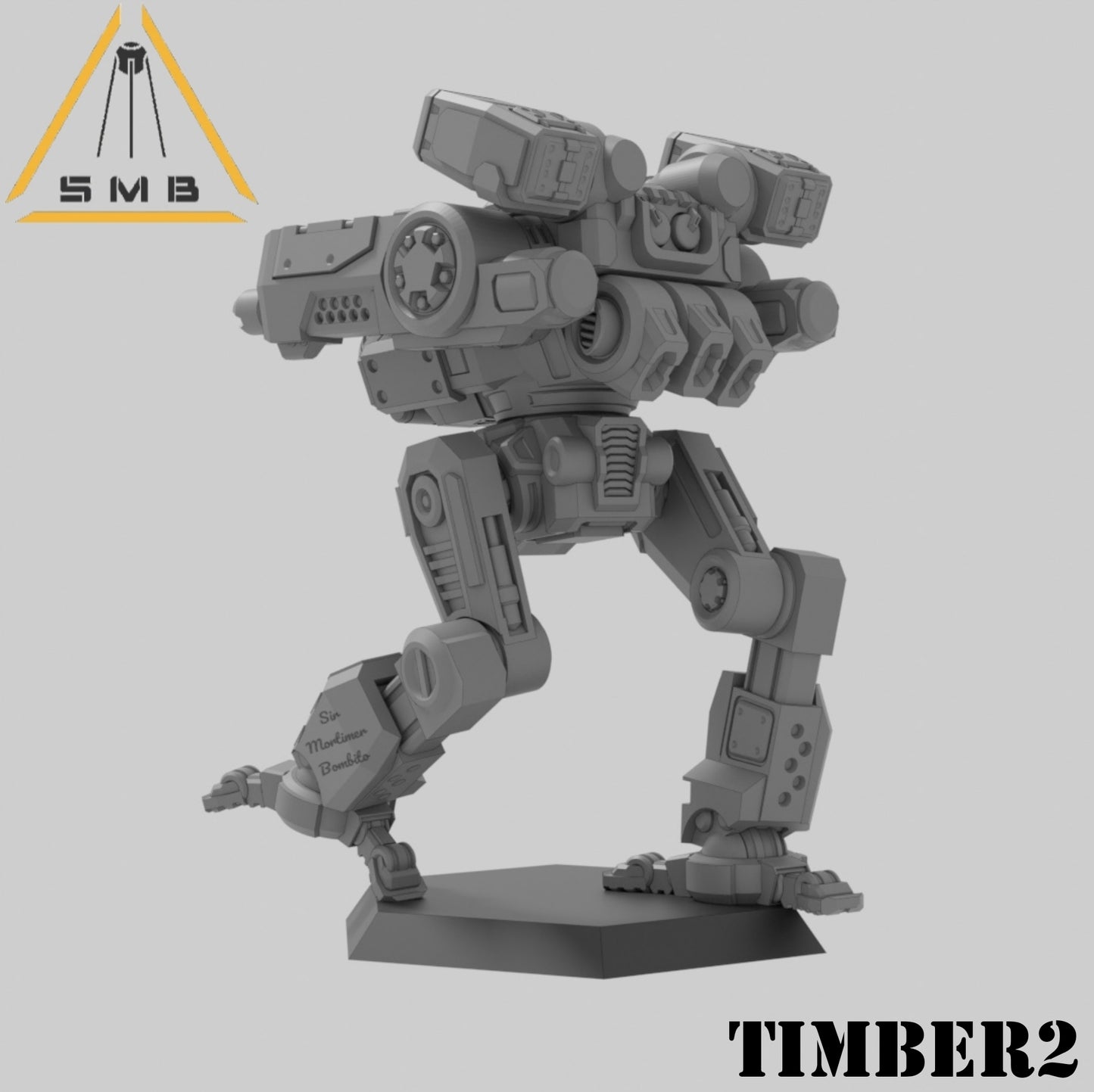 TIMBER2 - Alternate Battletech Model - By Sir Mortimer Bombito