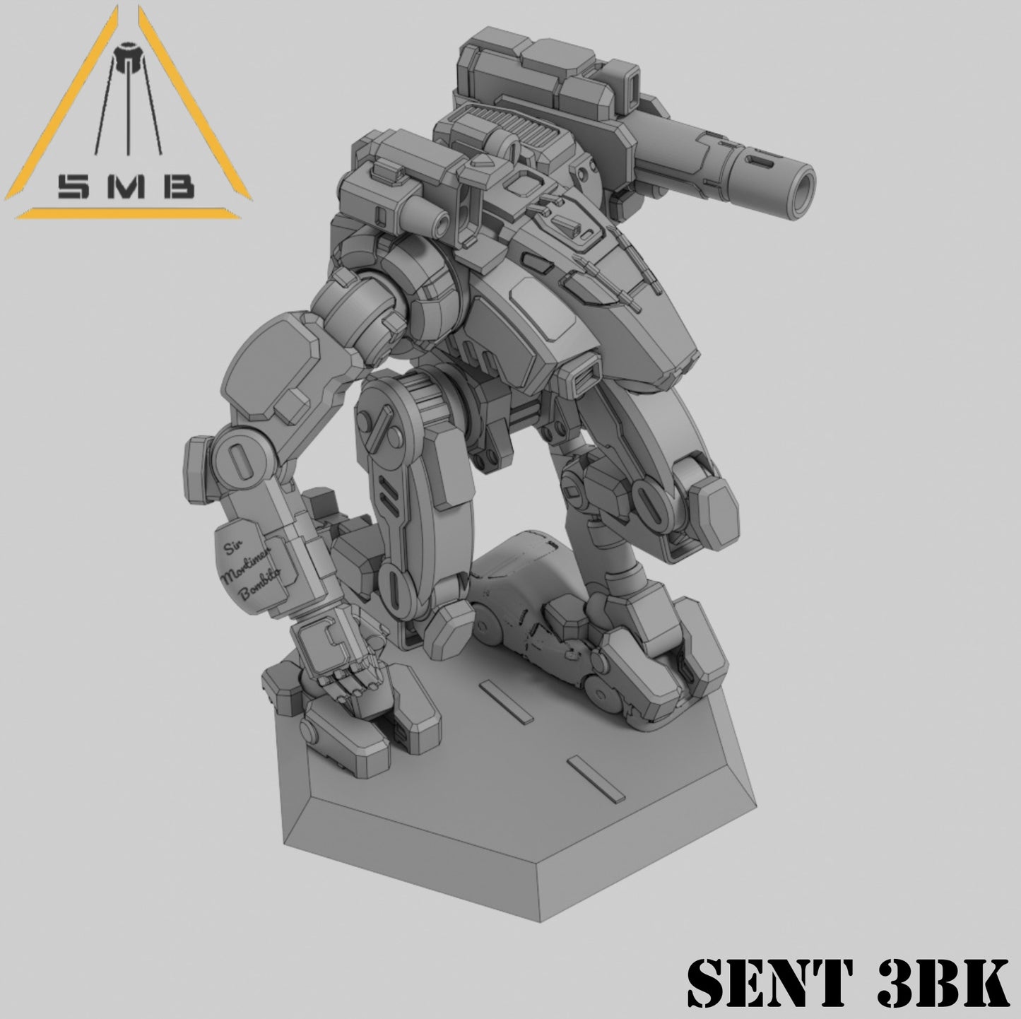 Sent3BK - Alternate Battletech Model - By Sir Mortimer Bombito