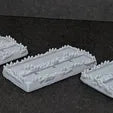 GRASSY Infantry Base/Movement Tray 2slot/4slot - Warmaster Revolution - 10mm