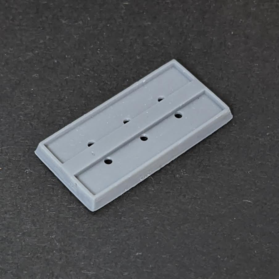 Blank Infantry Base/Movement Tray 2slot/4slot - Warmaster Revolution - 10mm