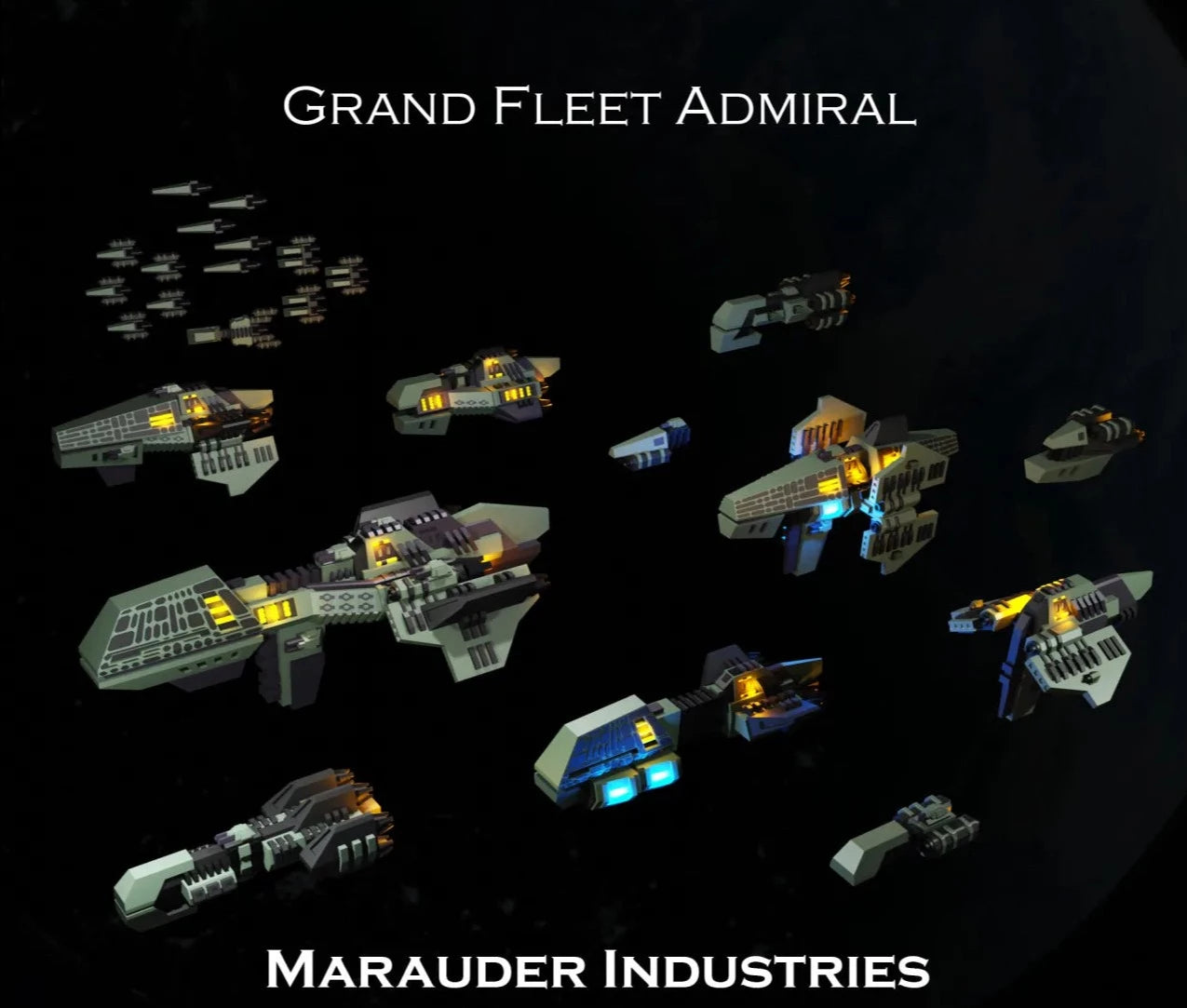 Marauder Industries - Grand Fleet Admiral Tabletop - 1/5000 Scale