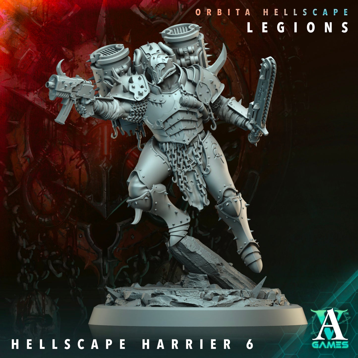 Orbita Hellscape Legions Harriers - Archvillian Games