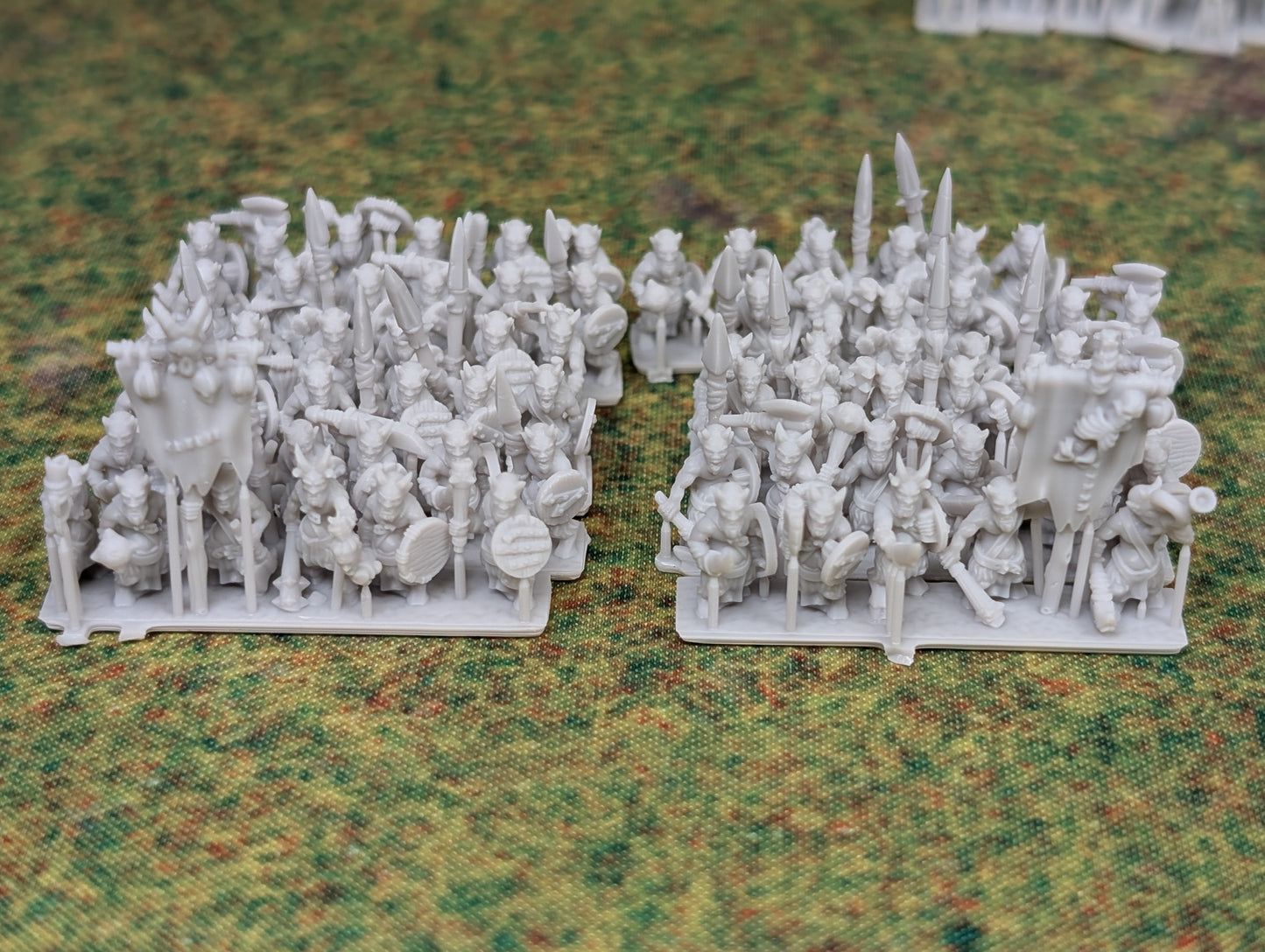 Beastmen Army By Green Skin Miniatures - 10mm Miniatures