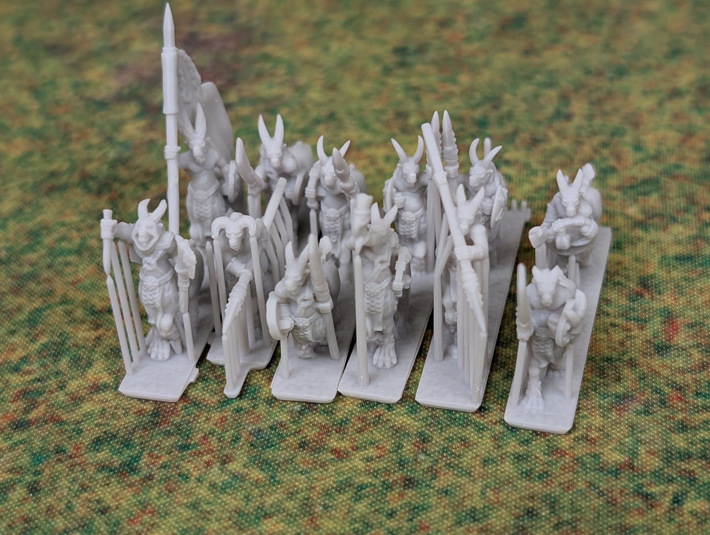 Beastmen Army By Green Skin Miniatures - 10mm Miniatures