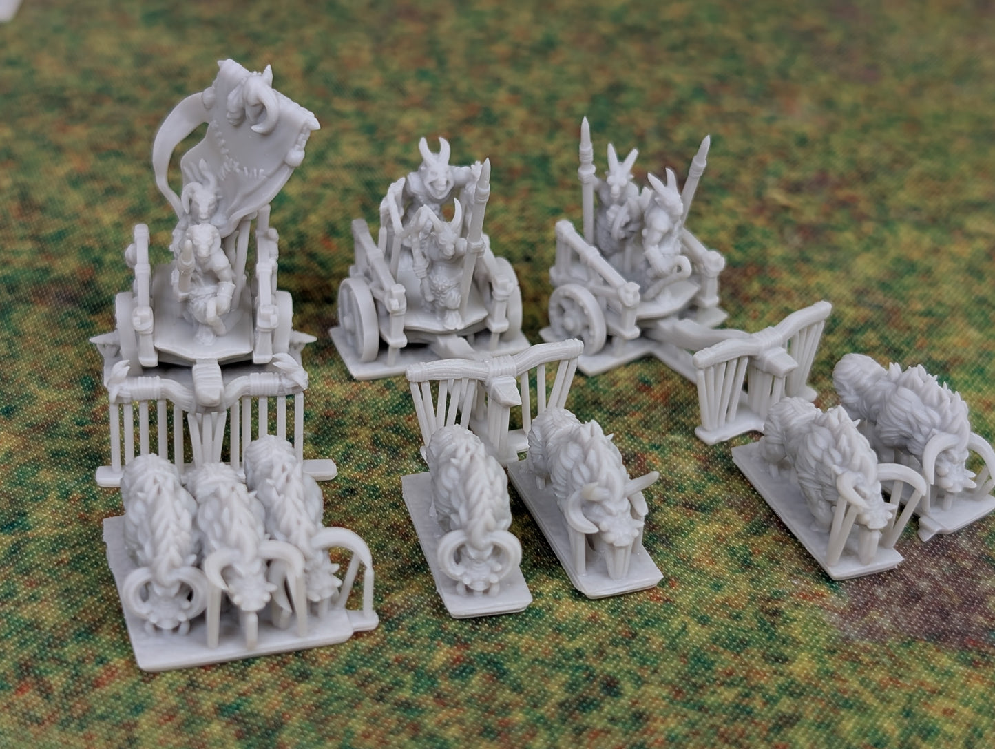 Beastmen Army By Green Skin Miniatures - 10mm Miniatures