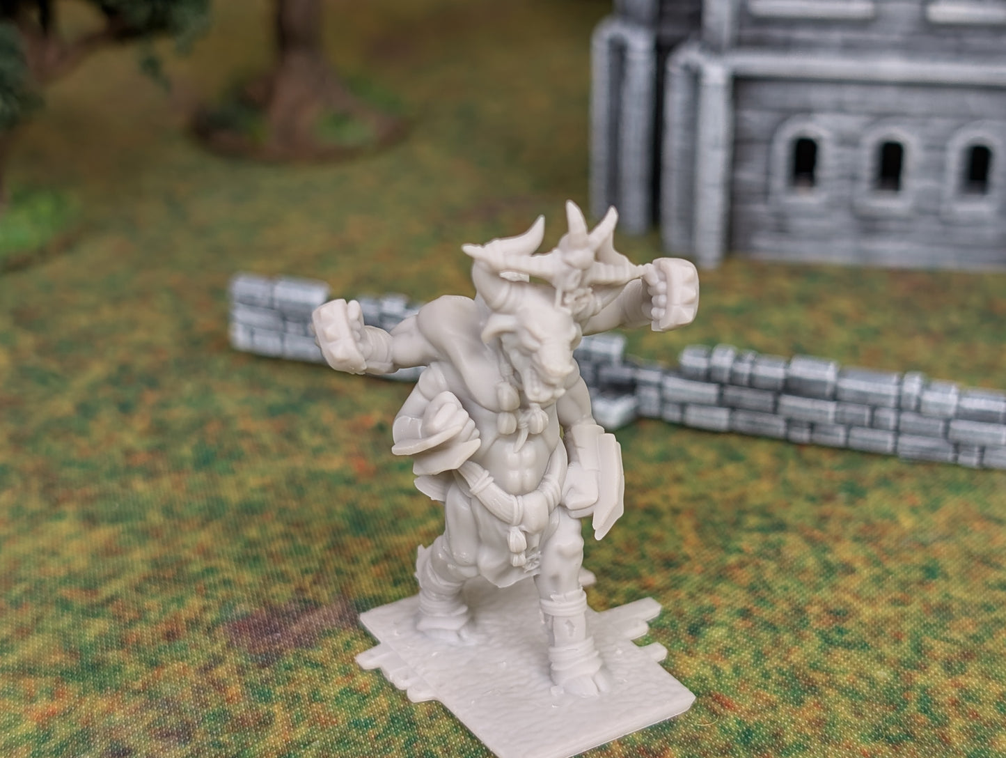 Beastmen Army By Green Skin Miniatures - 10mm Miniatures