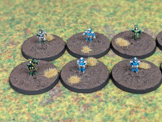 GMO Confederate Bot Commanders - 6mm/8mm Epic - Wakes Emporium