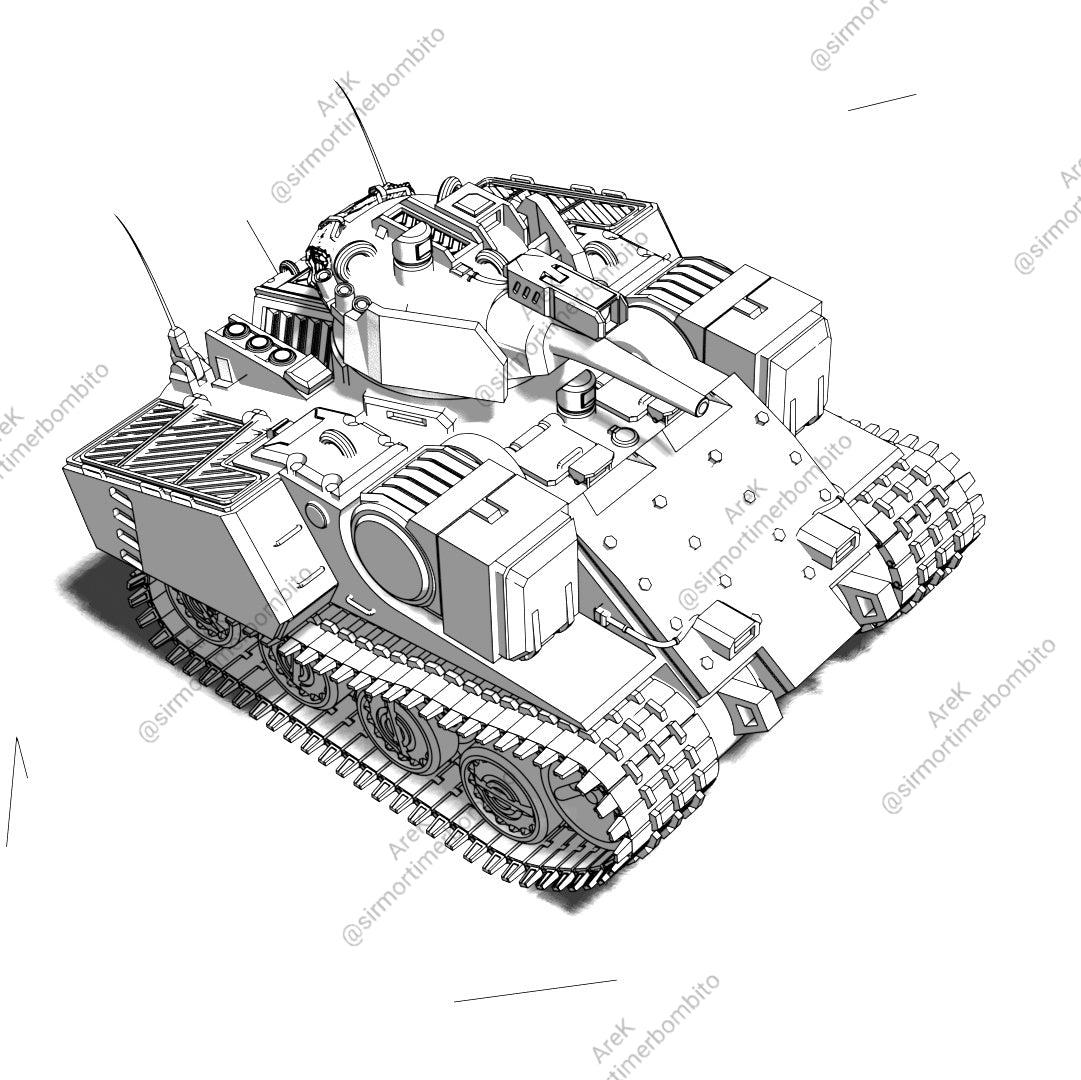 Arek - Alternate Battletech Model - By Sir Mortimer Bombito