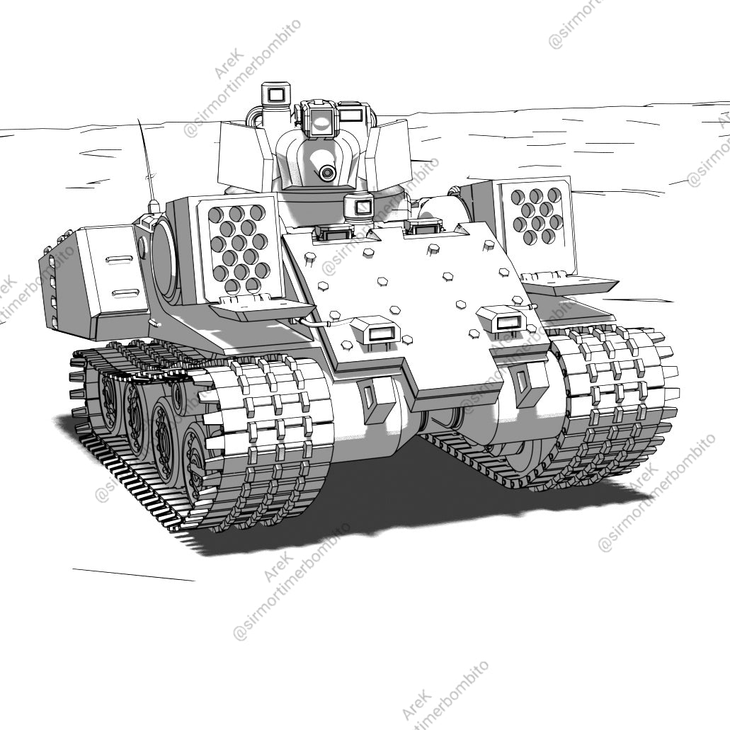 Arek - Alternate Battletech Model - By Sir Mortimer Bombito