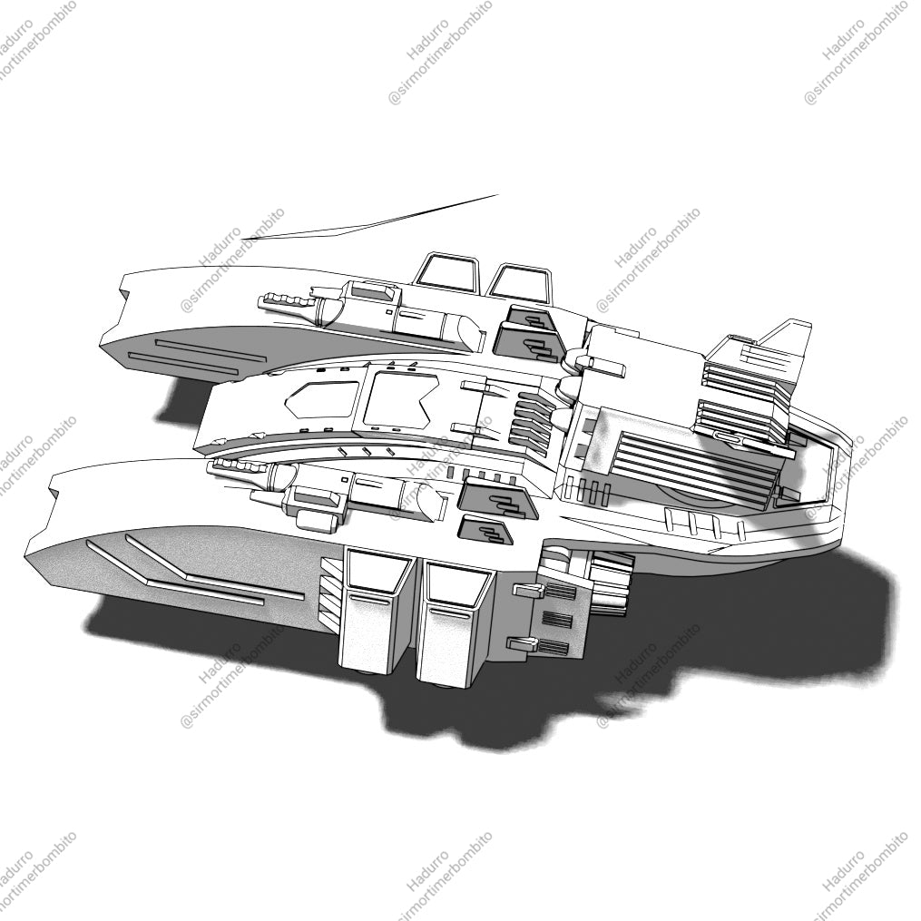 Hadurro - Alternate Battletech Model - By Sir Mortimer Bombito