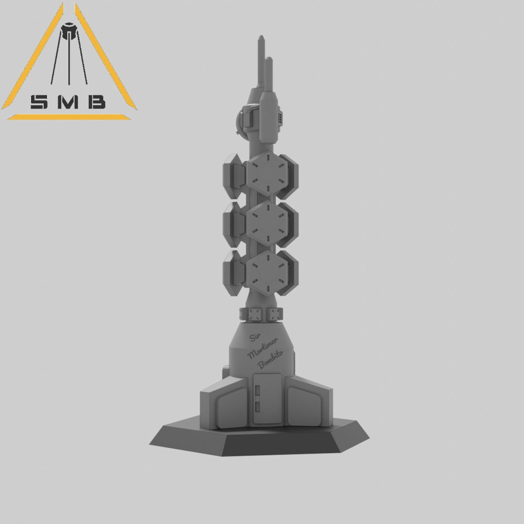 Radio Tower - Wargaming Terrain - Sir Mortimer Bombito