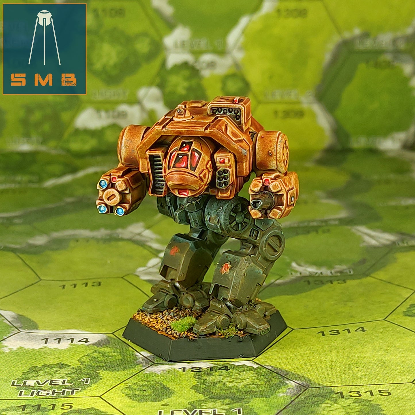 LITDAISHI A - Alternate Battletech Model - By Sir Mortimer Bombito