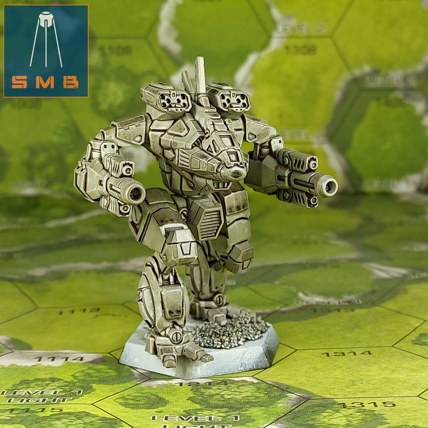 ALPHA VOLK MOD A - Alternate Battletech Model - By Sir Mortimer Bombito