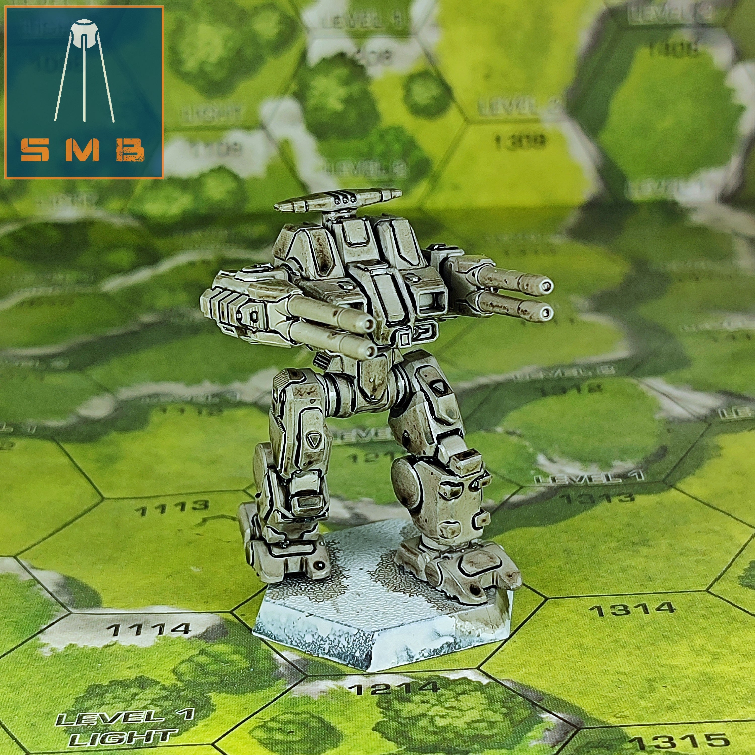Battletech Model Kit OldPrimRifle - Alternate Battletech Model - By Sir Mortimer Bombito ...