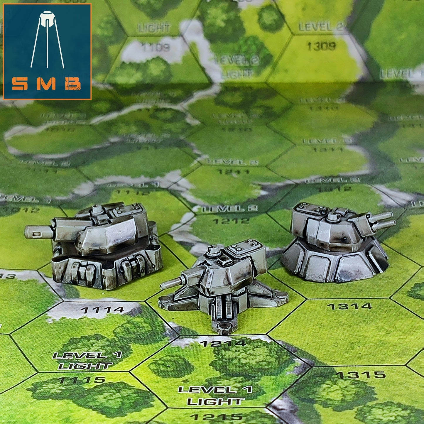 Turrets - Alternate Battletech Model - By Sir Mortimer Bombito