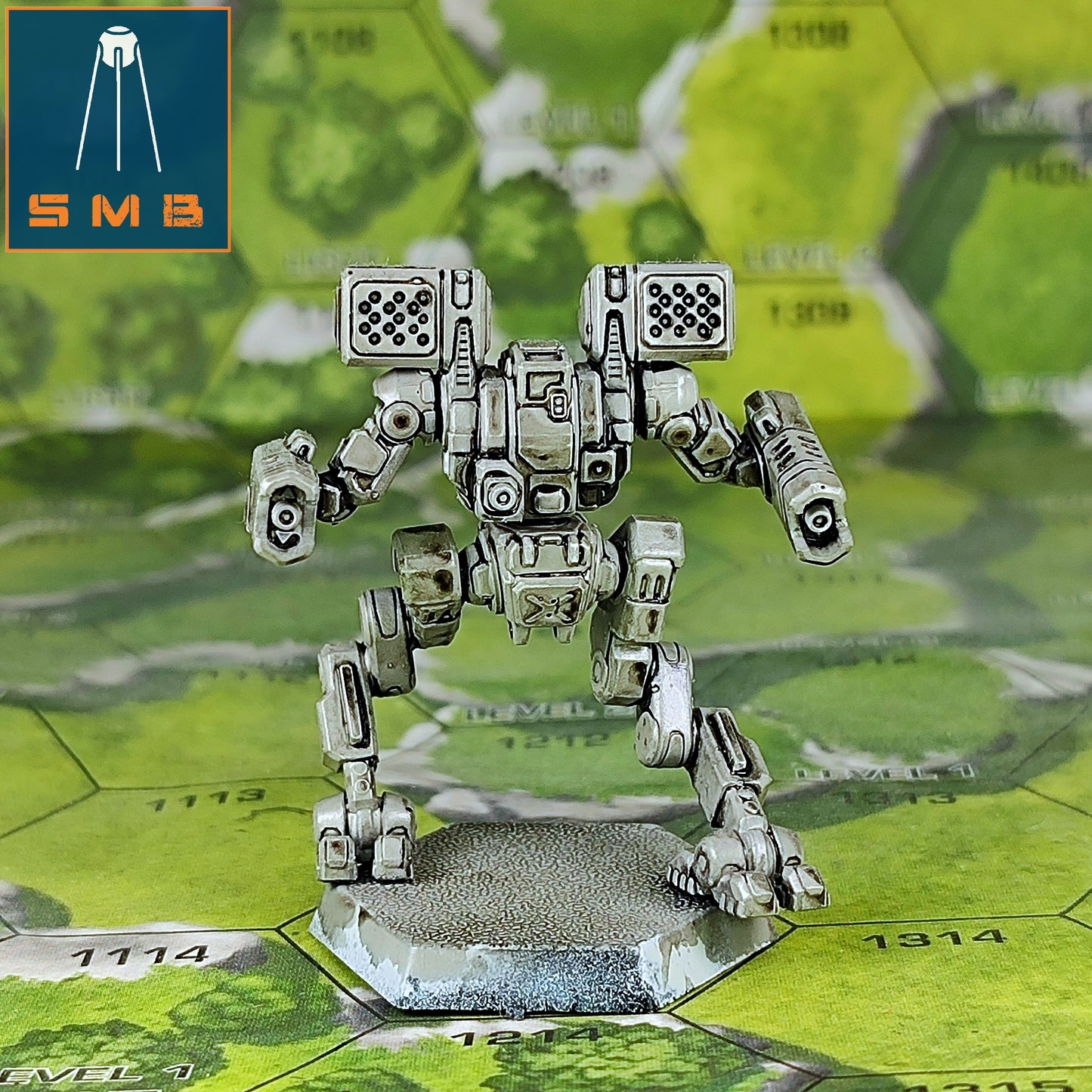 Arktik Wolk 2 ModP - Alternate Battletech Model - By Sir Mortimer Bombito