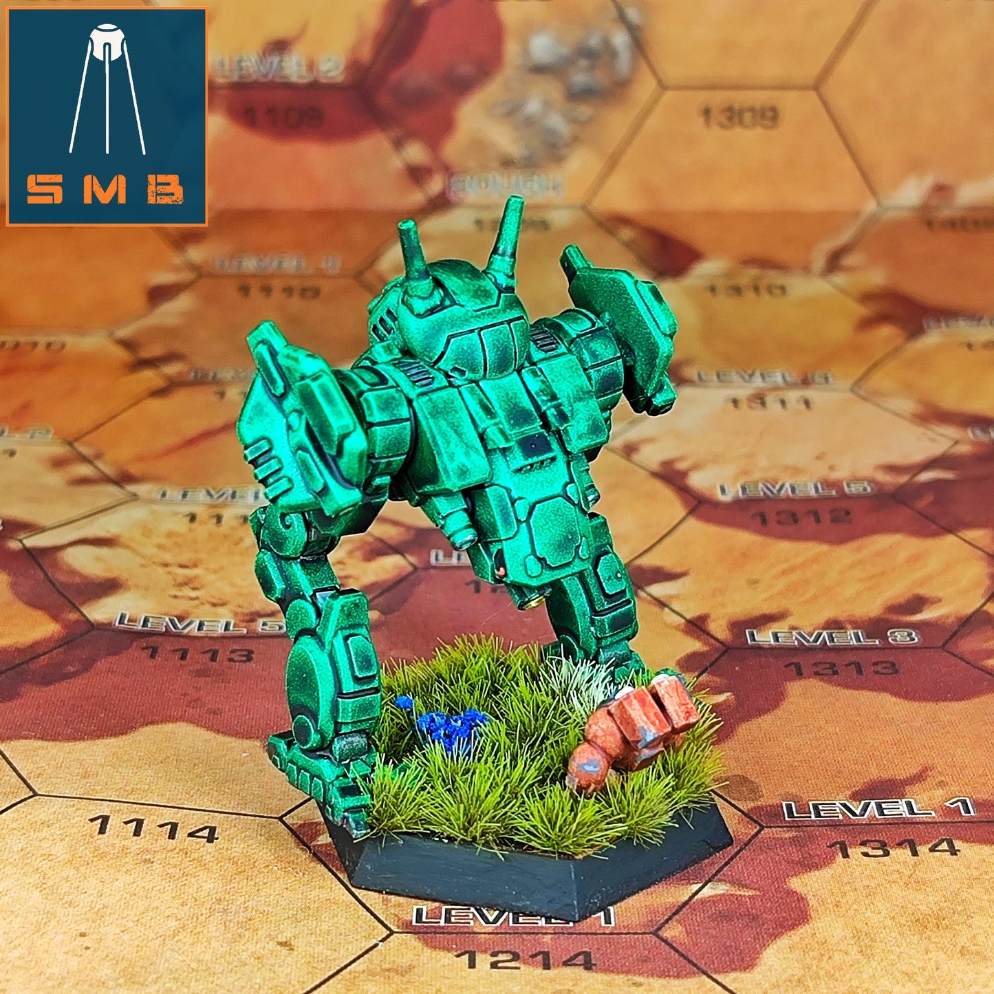 Bug Cicad 2C Stand Found you! - Alternate Battletech Model - By Sir Mortimer Bombito