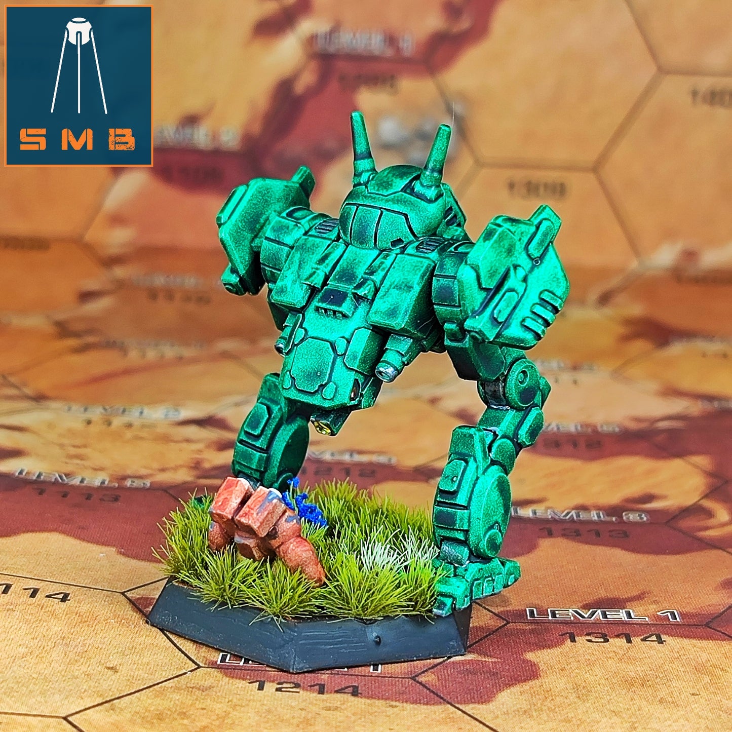 Bug Cicad 2C Stand Found you! - Alternate Battletech Model - By Sir Mortimer Bombito