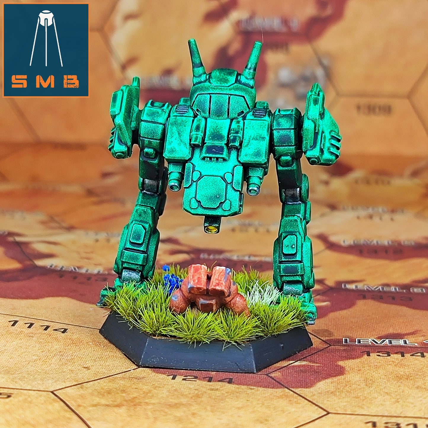 Bug Cicad 2C Stand Found you! - Alternate Battletech Model - By Sir Mortimer Bombito