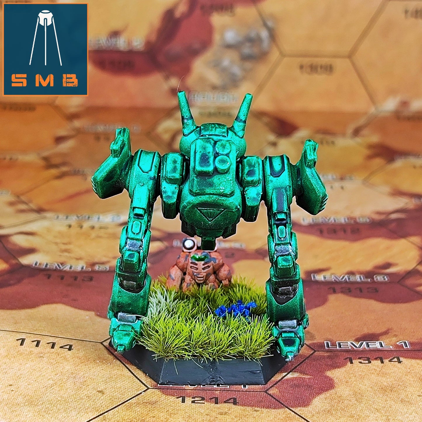 Bug Cicad 2C Stand Found you! - Alternate Battletech Model - By Sir Mortimer Bombito