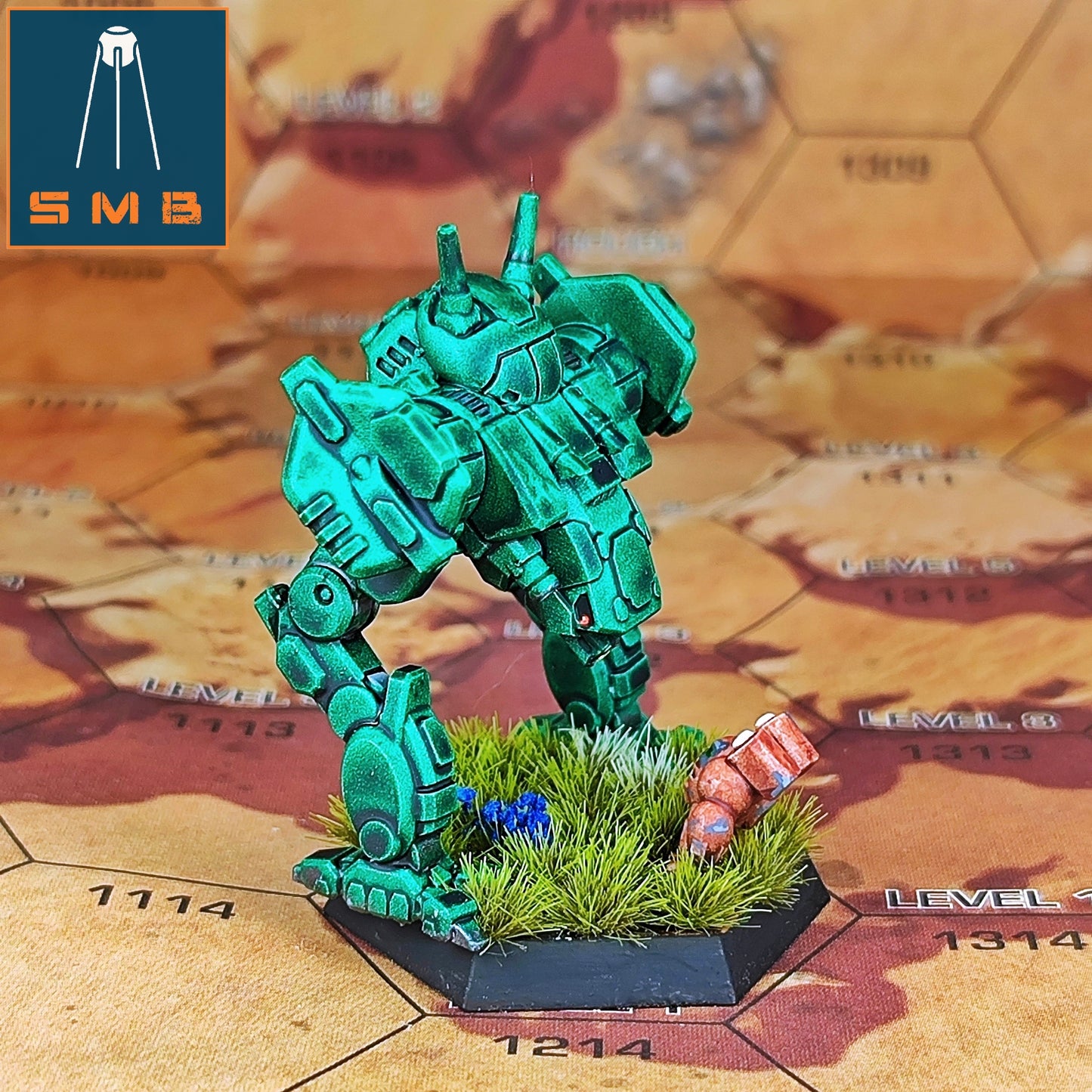 Bug Cicad 2C Stand Found you! - Alternate Battletech Model - By Sir Mortimer Bombito