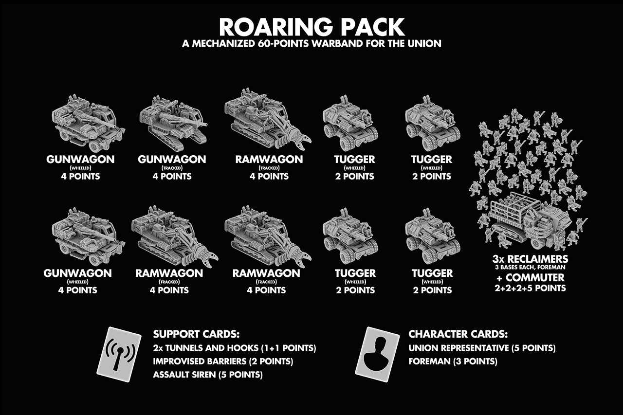 Roaring Pack 60 point army - The Union - Full Spectrum Dominance - 6mm