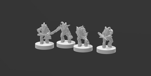 Cursed Legion of Cendre Hell Minions - 6mm/8mm - Bishok