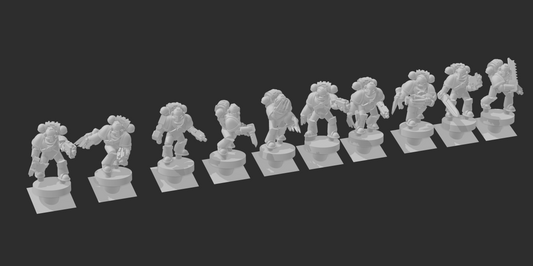 Mk4 Crusaders Ground assault (no jetpacks) - 6mm/8mm