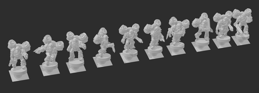 Mk5 Crusaders Ground assault (jetpacks) - 6mm/8mm