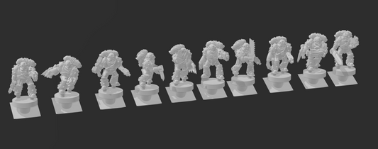 Mk5 Crusaders Ground assault (no jetpacks) - 6mm/8mm