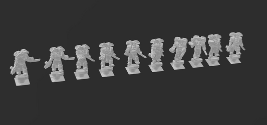 Terminus Cataphrac Crusaders with Missles - 6mm/8mm