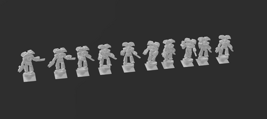 Terminus Tartars Crusaders With missles - 6mm/8mm