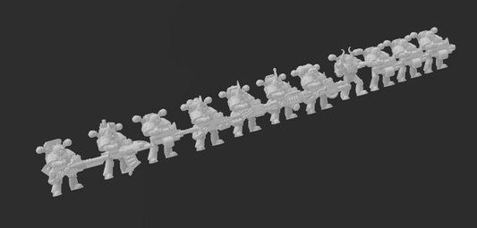 Chaotic Crusaders Heavy weapons - 6mm/8mm