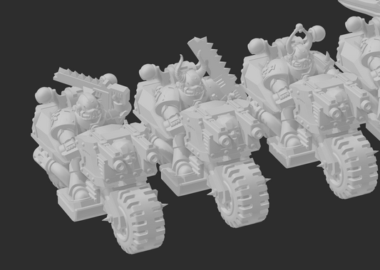 Chaotic Crusaders Bikers - 6mm/8mm