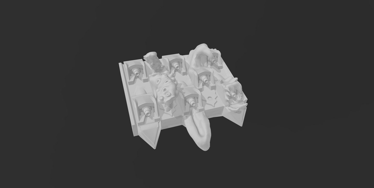 Mustard Class Light Cruiser Plague Cathedral Fleet - Nofixedforge
