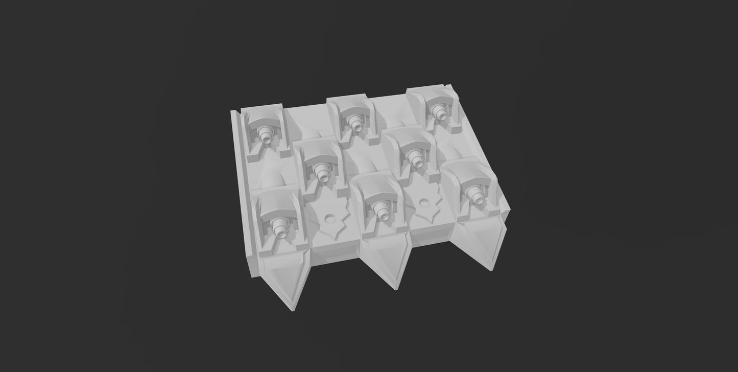 Omega 13 Class Battleship Dark Cathedral Fleet - Nofixedforge