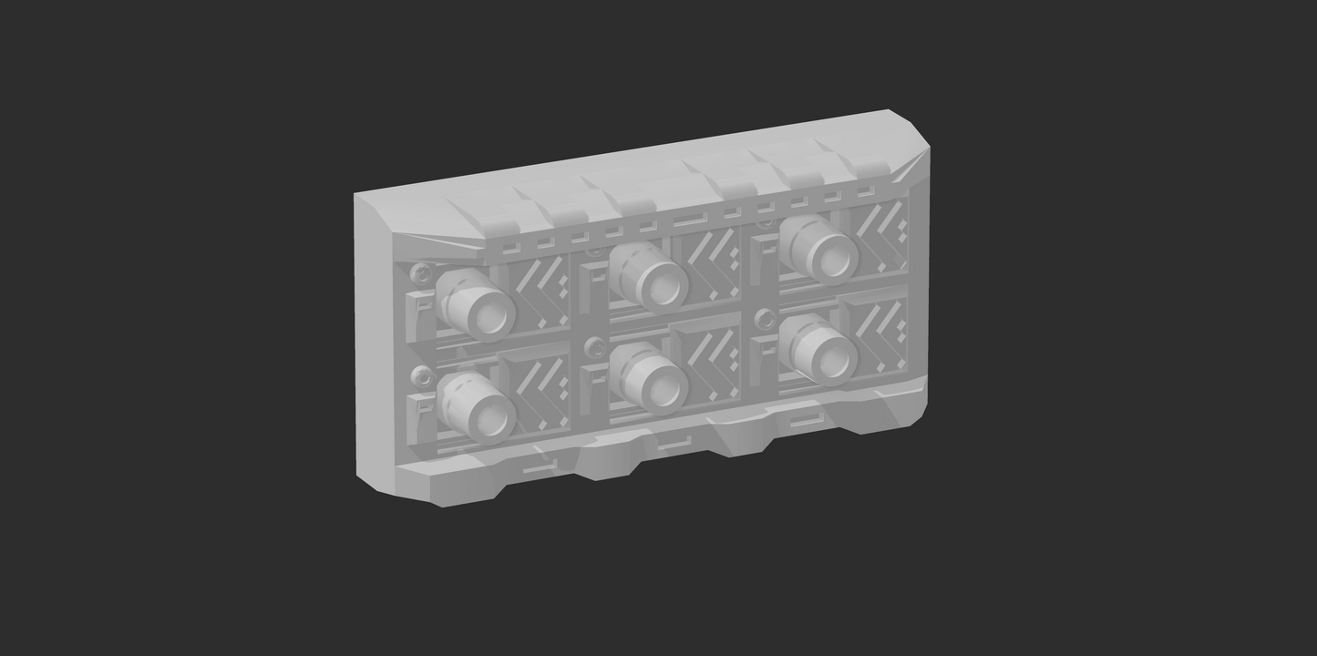 Banshee Class Grand cruiser /broadside hull Tartarus Fleet - Nofixedforge