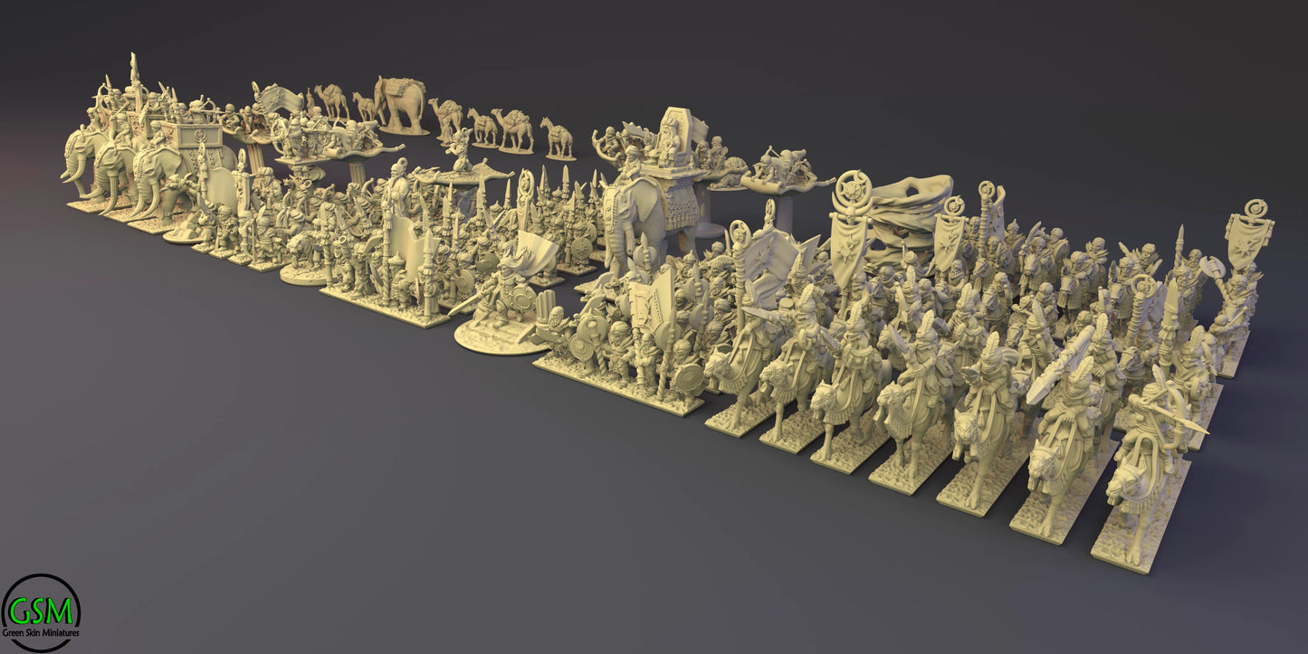 Araby Army By Green Skin Miniatures - 10mm Miniatures