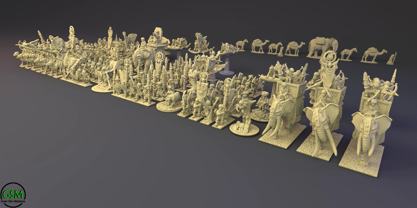 Araby Army By Green Skin Miniatures - 10mm Miniatures