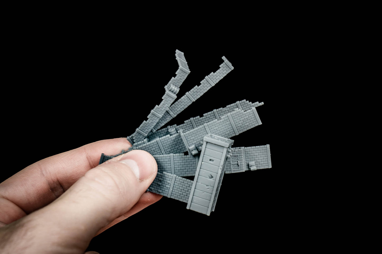 Favelas wall set - Miniature Terrain Set