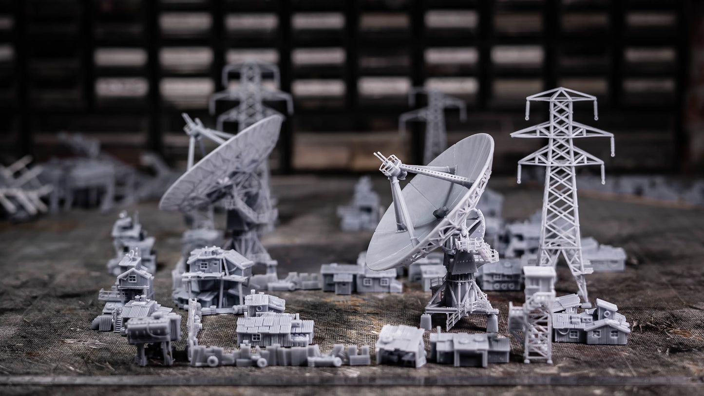 Radio Telescope - Miniature Terrain Set