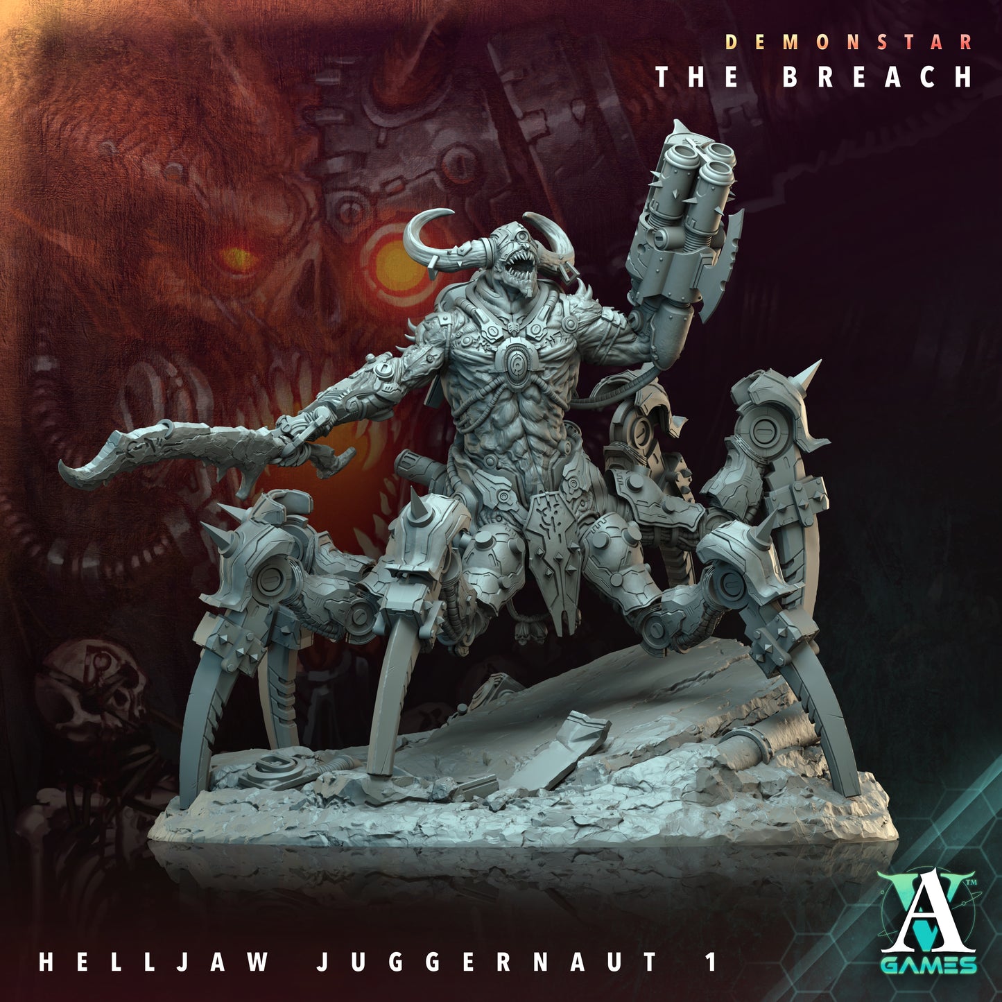 Demonstar The Breach Helljaw Juggernaut - Archvillian Games